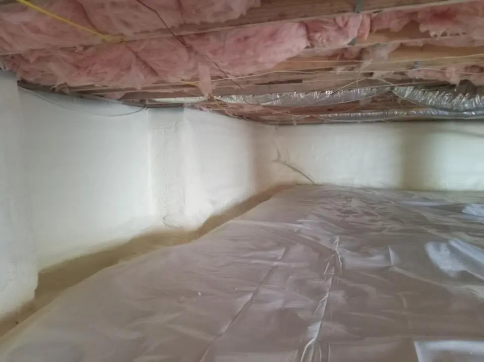 Crawl space encapsulation with closed-cell spray foam for Spray Foam Roofing in Lemon Grove